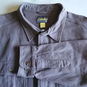Cabelas Heavy Duty Button Down Shirt 